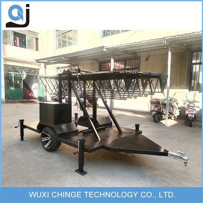 トレーラーのテレコムタワー